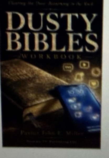 Actual published cover: Dusty Bibles Workbook